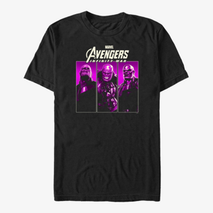 Queens Marvel Avengers: Infinity War - Thanos Trio Unisex T-Shirt Black