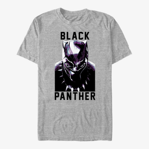 Queens Marvel Black Panther: Movie - Hip Panther Unisex T-Shirt Heather Grey