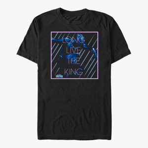 Queens Marvel Black Panther: Movie - Long Live King Unisex T-Shirt Black