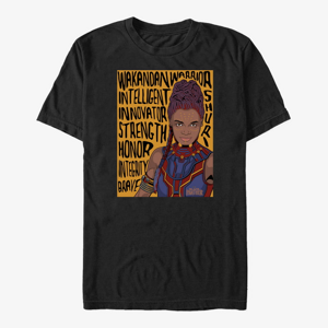 Queens Marvel Black Panther: Movie - Shuri Verbiage Unisex T-Shirt Black