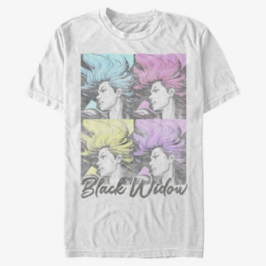 Queens Marvel Black Widow - Black Widow Pop Men's T-Shirt White
