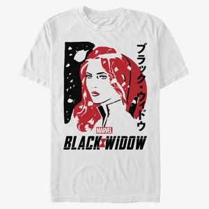 Queens Marvel Black Widow - Drawn Widow Men's T-Shirt White