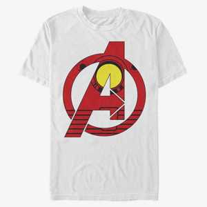 Queens Marvel Classic - Avenger Iron Man Men's T-Shirt White