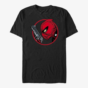 Queens Marvel Deadpool - Dead Crest Unisex T-Shirt Black