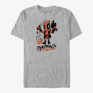 Queens Marvel Deadpool - Deadpool Dad Unisex T-Shirt Heather Grey