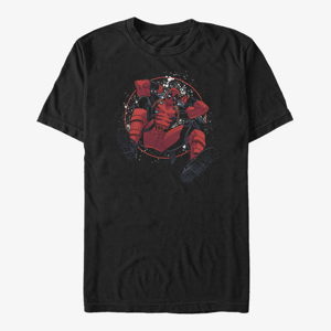 Queens Marvel Deadpool - Deadpool Splatter Circle Unisex T-Shirt Black