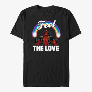 Queens Marvel Deadpool - Feel the Love Unisex T-Shirt Black