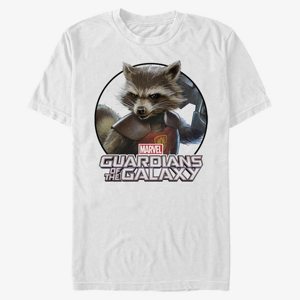 Queens Marvel Guardians Of The Galaxy - Dangerous Animal Men's T-Shirt White