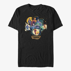 Queens Marvel Guardians of the Galaxy Vol. 3 - GotGV3 Cosmic Groupshot Unisex T-Shirt Black
