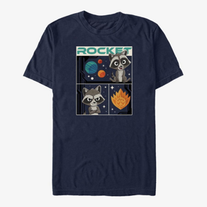 Queens Marvel Guardians of the Galaxy Vol. 3 - Rocket Three Boxes Unisex T-Shirt Navy Blue