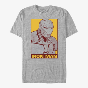 Queens Marvel Iron Man - Pop Iron Man Men's T-Shirt Heather Grey