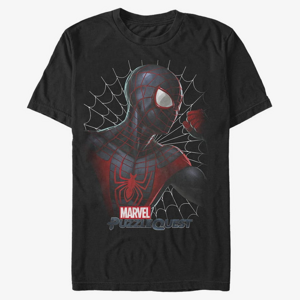 Queens Marvel - Miles Spider Men's T-Shirt Black