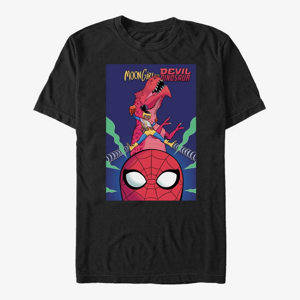 Queens Marvel - Moon Girl & Devil Dinosaur Men's T-Shirt Black