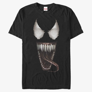 Queens Marvel Other - Venom Mouth Open Men's T-Shirt Black