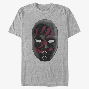 Queens Marvel The Falcon and the Winter Soldier - LARGE MASK Men's T-Shirt Heather Grey