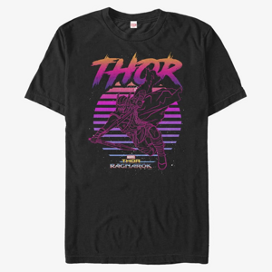 Queens Marvel Thor Ragnarok - 80s Thor Men's T-Shirt Black