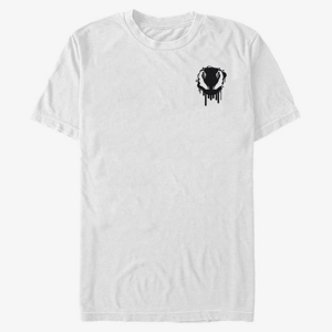 Queens Marvel - Venom Badge Men's T-Shirt White