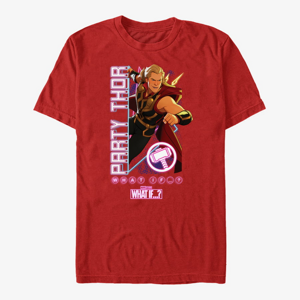 Queens Marvel What If‚Ä¶? - Party TIme Thor Unisex T-Shirt Red