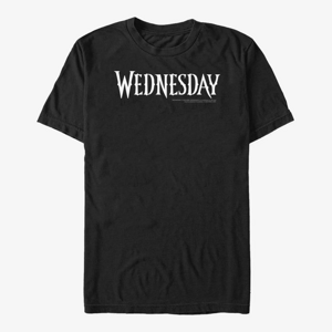 Queens MGM Wednesday - Wednesday Logo Unisex T-Shirt Black