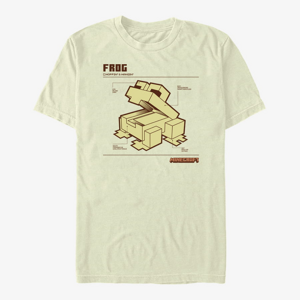 Queens Minecraft - Frog Schematic Unisex T-Shirt Natural