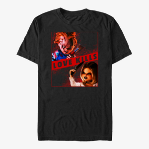 Queens NBCU Chucky - Love Kills Unisex T-Shirt Black