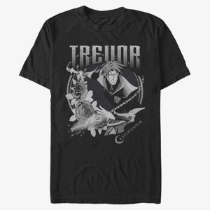 Queens Netflix Castlevania - Trevor Badge Men's T-Shirt Black