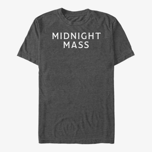 Queens Netflix Midnight Mass - STACKED LOGO Unisex T-Shirt Dark Heather Grey