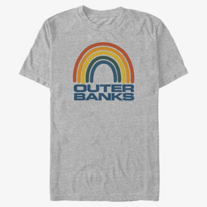 Queens Netflix Outer Banks - OBX Rainbow Men's T-Shirt Heather Grey
