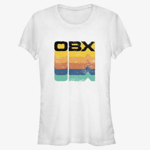 Queens Netflix Outer Banks - OBX Rainbow Stack Women's T-Shirt White