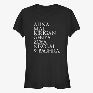 Queens Netflix Shadow and Bone - Shadow and Bone Character Stack Women's T-Shirt Black