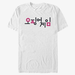 Queens Netflix Squid Game - Korean Title Men's T-Shirt White
