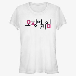 Queens Netflix Squid Game - Korean Title Women's T-Shirt White