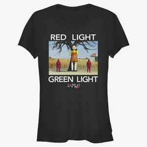 Queens Netflix Squid Game - Red Light Green Light Women's T-Shirt Black