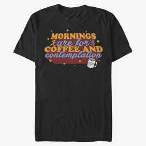 Queens Netflix Stranger Things - Coffee Contemplations Unisex T-Shirt Black