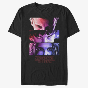 Queens Netflix Stranger Things - Eleven Eyes Men's T-Shirt Black