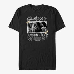 Queens Netflix Stranger Things - HELLFIRE CLUB SCRAPBOOK Men's T-Shirt Black