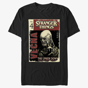 Queens Netflix Stranger Things - VECNA Pulp Comic Men's T-Shirt Black