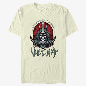 Queens Netflix Stranger Things - Vecna Tombstone Badge Men's T-Shirt Natural