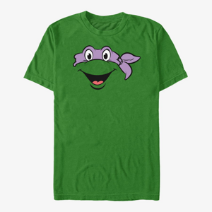 Queens Nickelodeon Teenage Mutant Ninja Turtles - Don Big Face Unisex T-Shirt Kelly Green