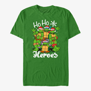 Queens Nickelodeon Teenage Mutant Ninja Turtles - Ho Ho Turtles Unisex T-Shirt Kelly Green