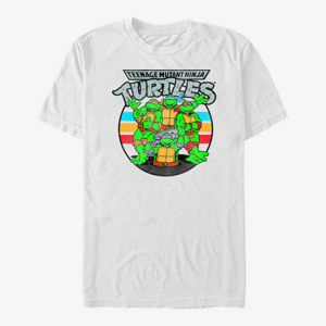Queens Nickelodeon Teenage Mutant Ninja Turtles - Retro Spot Unisex T-Shirt White
