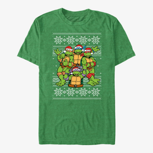 Queens Nickelodeon Teenage Mutant Ninja Turtles - Ugly On Top Unisex T-Shirt Retro Heather Green