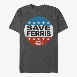 Queens Paramount Ferris Bueller - Ferris Was Saved Unisex T-Shirt Dark Heather Grey