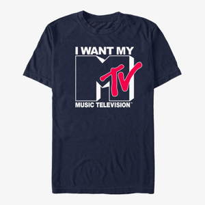 Queens Paramount MTV - Want Logo Unisex T-Shirt Navy Blue