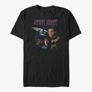 Queens Paramount Star Trek - Vintage Poster Men's T-Shirt Black