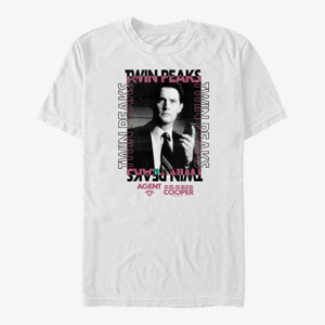 Queens Paramount Twin Peaks - Agent Cooper Men's T-Shirt White