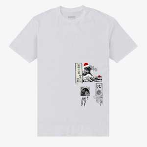 Queens Park Agencies - APOH Hokusai Great Wave Unisex T-Shirt White