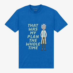 Queens Park Agencies - Rick and Morty My Plan Unisex T-Shirt Royal Blue