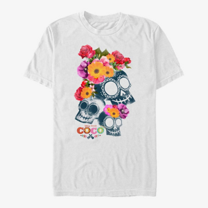 Queens Pixar Coco - Calaveras Men's T-Shirt White