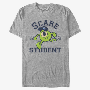 Queens Pixar Monster's Inc. - Scare Student Unisex T-Shirt Heather Grey